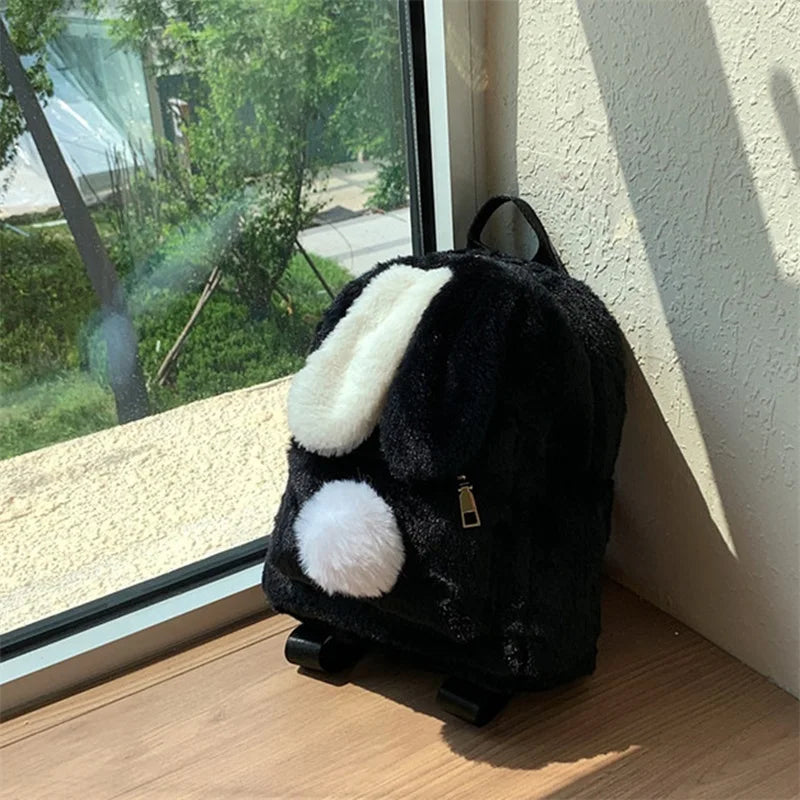 Sac à Dos Fourrure Lapin Rêve Doux – Image 14