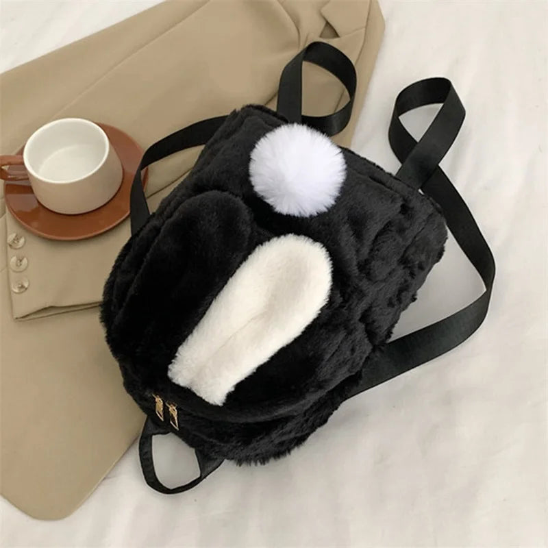 Sac à Dos Fourrure Lapin Rêve Doux – Image 13