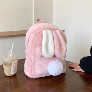 Sac à Dos Fourrure Lapin Rêve Doux