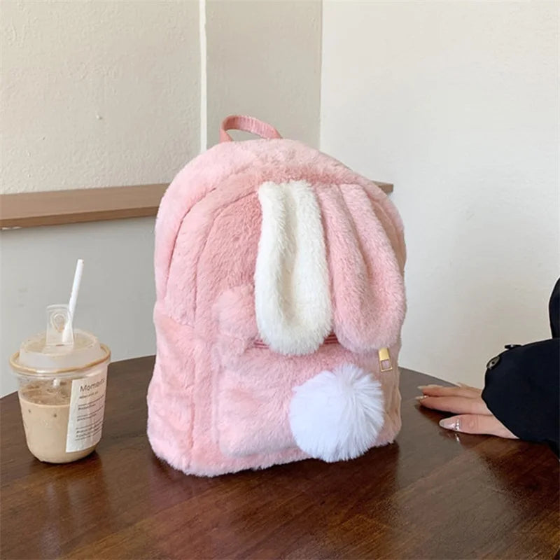 Sac à Dos Fourrure Lapin Rêve Doux