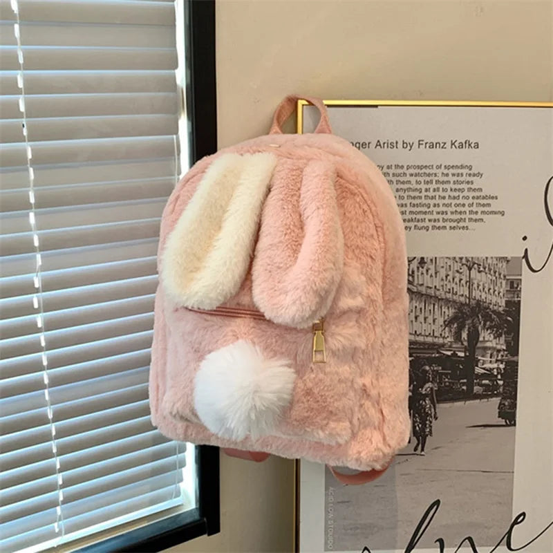 Sac à Dos Fourrure Lapin Rêve Doux – Image 20