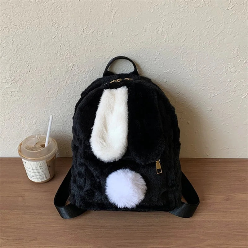 Sac à Dos Fourrure Lapin Rêve Doux – Image 16