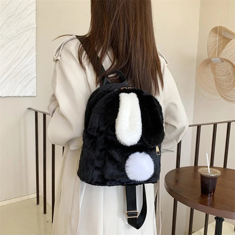 Sac à Dos Fourrure Lapin Rêve Doux – Image 5